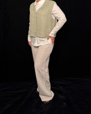 alt="شلوار زنانه لینن فول بگ H&M کد 049"