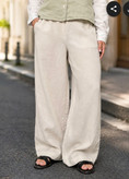 alt="شلوار زنانه لینن فول بگ H&M کد 049"