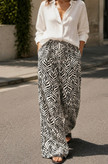 alt="شلوار زنانه لینن فول بگ H&M کد 049"