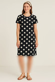 alt="تونیک فانتزی زنانه H&M مدل یقه گرد تا روی زانو کد 043"