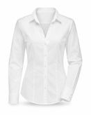 alt="شومیز سفید زنانه نخی H&M کد 058"