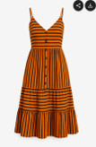 alt="پیراهن ساحلی زنانه H&M بند باریک کد 045"